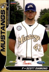 2006 Martinsville Mustangs Choice #4 Scott Diamond Guelph Ontario Canada Card