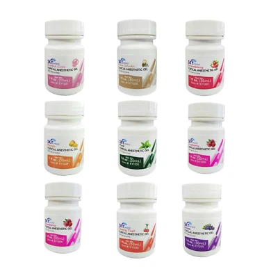 SKY CHOICE 12-Pack Topical Gel 20% Benzocaine 1oz Jar 30 ml Choose Flavors