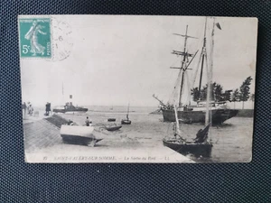 CPA 80 SAINT-VALERY-SUR-SOMME - La Sortie du Port - Imagen 1 de 2