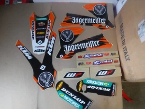 FLU DESIGNS TEAM KTM GRAPHICS 2003 2004 SXF SX & 2004 EXC EXCF 125-525 - Picture 1 of 1