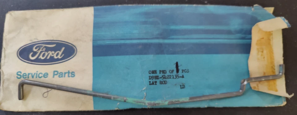 NOS OEM 1979-83 Ford Fairmont Rear Door Lock Latch Rod LH D9BZ-5422135-A - Image 1 of 1