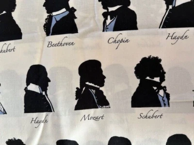 Edredón de música Timeless Treasures material de tela 3+ yardas nuevo Foto 1 de 4