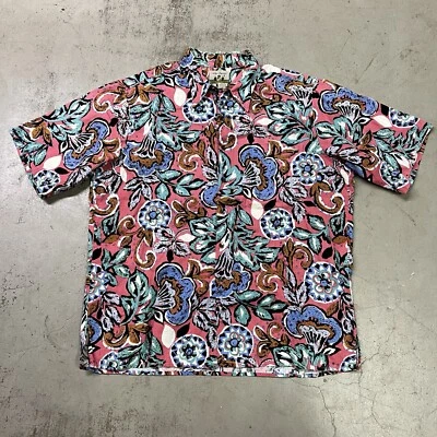 Vintage Reyn Spooner Men’s Large Hawaiian Shirt Floral Made In Hawaii Rare VTG - Изображение 1 из 4
