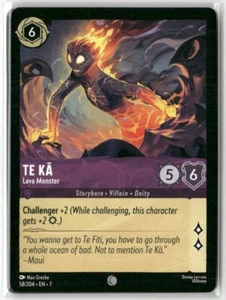 Te Ka - Lava Monster 58/204 - 4x Cards - NM -Archazia's Island - Picture 1 of 3