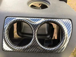 Vauxhall Astra H MK5 VXR Air Vent Double Gauge Pod adapter Carbon Fibre ABS - Picture 1 of 9