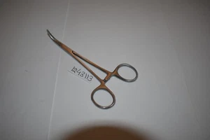 GEMINI RIGHT ANGLES FORCEPS 5" CURVED SERRATED - Picture 1 of 1