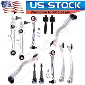 12Pcs Front Control Arm And Ball Joint Tie Rod For 1999-2001 Audi A4 A6 Quattro - Picture 1 of 11