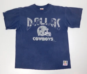 Vintage 90s Dallas Cowboys T-Shirt Single Stitch Mens Size XL - Picture 1 of 13