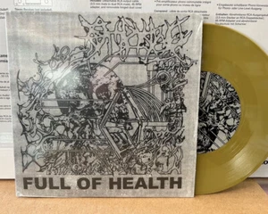 Full of Hell/HEALTH: Full of Health 7" Gold Metallic Ltd. 1000 MINT - Bild 1 von 2