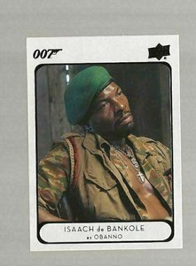 V4a) 2021 Upper Deck James Bond Villains & Henchmen Isaach De Bankole Obanno