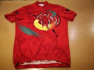 Descente Cycling JACKE SHIRT TRIKOT JERSY CAMISETA MAGLIA size M - Picture 1 of 3