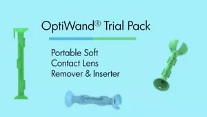 OptiWand Trial Pack of 3 Soft Contact Lens Insertion & Removal Tools - Picture 1 of 9