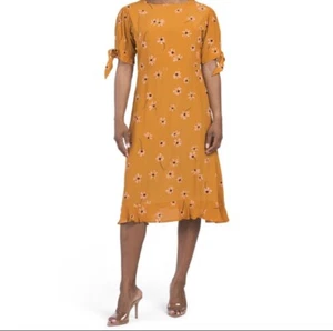 Faithfull The Brand Emilia Midikleid Botanik Blumenmuster Damen L Neu mit Etikett Lesen - Bild 1 von 8