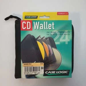 Case Logic CD Wallet 24 Disc VTG HTF Rare 1997 New In Box W/Original Paperwork  - Picture 1 of 15