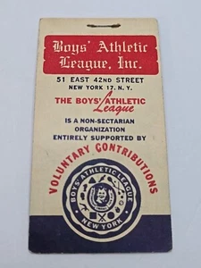 Boys' Athletic League Inc Sticker Booklet Vintage Stamps Special Delivery NY - Picture 1 of 6