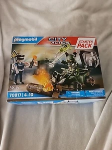 Playmobil City Action Starter Pack Police Training Building Set 70817 - Picture 1 of 3