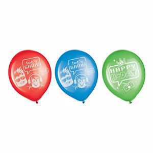 Party Town 12" Latex Balloons, Birthday, Party Supplies, 6 Pieces - Picture 1 of 1