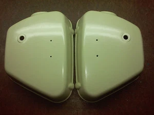 Honda CB350 CB 350 K0 K1 K2 left & right side cover set! '68-'70 "new replica" - Foto 1 di 3