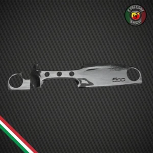 Cover Plancia in Carbonio Vero Fiat Abarth 500 595 695 Restyling Con logo 500 - Foto 1 di 14