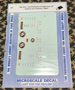 OLD DOMINION 28' TRACTOR & Trailer Microscale HO SCALE MC-4211 - Picture 1 of 3