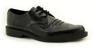 T.U.K. Shoe A8901 Schwarz Western Tie Jam Shoe - Bild 1 von 6