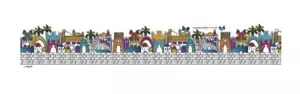 Heat Resistant Dining Table Thermal Runner for Shabbat & Jewish Holiday - Picture 1 of 1