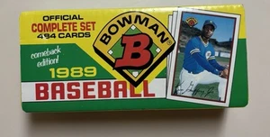 1989 Bowman Baseball Set - MISSING GRIFFEY CARD - 483 CARDS - Bild 1 von 3