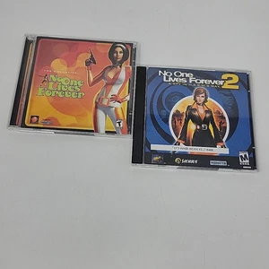 No One Lives Forever 1 & 2 PC Spiel CD-ROM mit Soundtrack Sierra  - Bild 1 von 9
