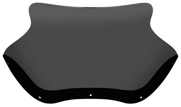 Parabrisas alerón Memphis Shades 8" humo oscuro Harley Davidson Road Glide Foto 1 de 1