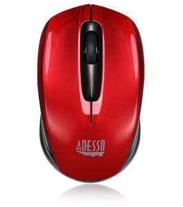 Adesso iMouse S50R Wireless Optical Mini Mouse - Red - Picture 1 of 3