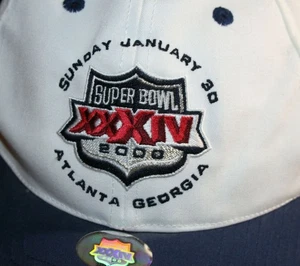 NFL Football Super Bowl XXXIV 2000 Hat Cap St Louis Rams Tennessee Titans - New - Picture 1 of 12