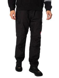 HUGO Men's Garlo233 Cargo Trousers, Black - Picture 1 of 6