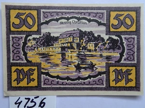 GERMANY  1921 - STADT  MERSEBURG - 50 Pfg - AU/UNC - GrM 884.1  / g - WATERMARK - Picture 1 of 2