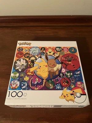 ⚡️Pokemon Buffalo Jigsaw Puzzle (100 Piece) Set Pikachu Eevee 🧩 - Image 1 of 4