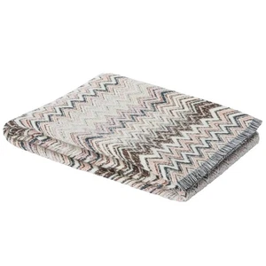 Missoni Home Plaid con Frange 130x195 cm FOREST 165 zig-zag - Foto 1 di 2