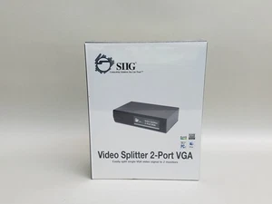 New SIIG VV-S20012-S2 2-Port VGA Video Splitter - Picture 1 of 3