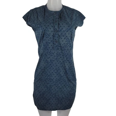 Vestido deportivo informal Burton azul a lunares sin cordones 2 bolsillos delanteros para mujer XS Foto 1 de 4