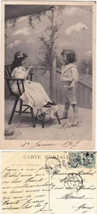 BAMBINI - AUGURALI - VIAGG. 1907 -78342- - Picture 1 of 1