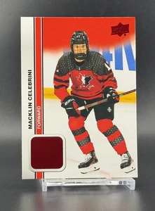 Macklin Celebrini [RC] 2023 Upper Deck Team Canada Juniors #26 Red Foil - Sharks - Bild 1 von 2