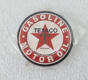 Texaco Logo Gas Oil Round Vintage Refrigerator Magnet New 2.25" diameter - Picture 1 of 6