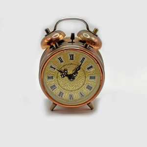 Back to the Future Delorean Time Machine Copper Alarm Clock - Picture 1 of 3