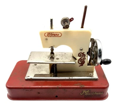 老式 JET Straco Sew-O-Matic 儿童玩具缝纫机英格兰 — 第 1/4 张图片