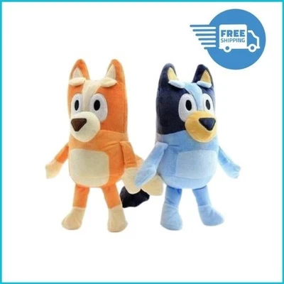 2pc Bluey & Bingo Plush Toys - 27cm-28cm | Kids' Soft Toys UK