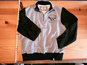 ‘47 Philadelphia Eagles 1/4 Zip Pullover Heavy Sweatshirt, Gray, Size Large - Picture 1 of 9