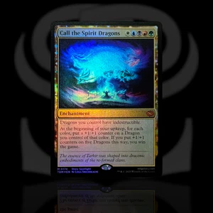 Call the Spirit Dragons •Foil• Myhic Enchantment • Tarkir: Dragonstorm • MTG TDM - Picture 1 of 2