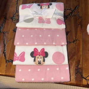 Disney Minnie Mouse Baby Empfangsdecke rosa weiße Punkte - Bild 1 von 2