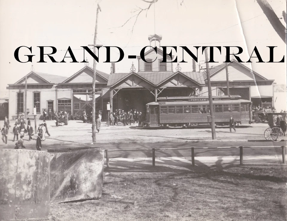 FOTO ORIGINAL TROLLEY HUDSON RIVER FORT LEE NUEVA JERSEY NJ Foto 1 de 1