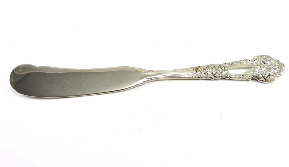 Нож-бабочка Reed & Barton французского ренессанса из чистого серебра длиной 6 дюймов 1967 - Изображение 1 из 1