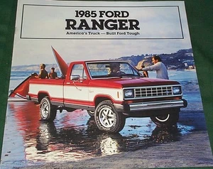 Ford Ranger Pickup Truck 1985 großer Verkaufsprospekt - Bild 1 von 1
