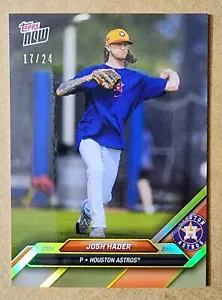 2024 Topps NOW Road to Opening Day Josh Hader OD-107 Gold 17/24 Houston Astros - Picture 1 of 2
